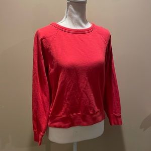 Everlane Red French Terry Sweatshirt sz S